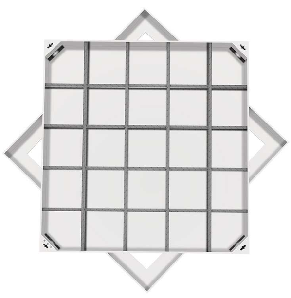 新华不锈钢方井展示